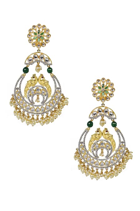 Tizora Meena Chandbali Earrings 