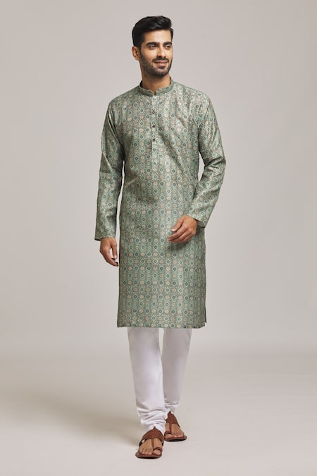 Arihant Rai Sinha Flower Print Kurta Set 