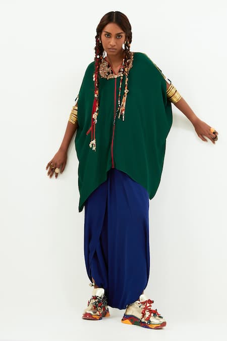 Aseem Kapoor Fizaa Embroidered Neck Tunic 