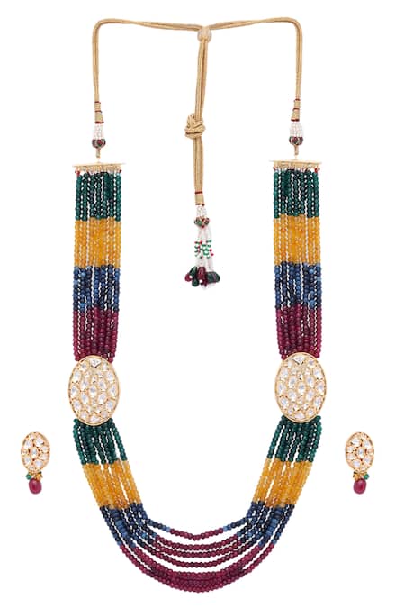 Hrisha Kundan Necklace Set 