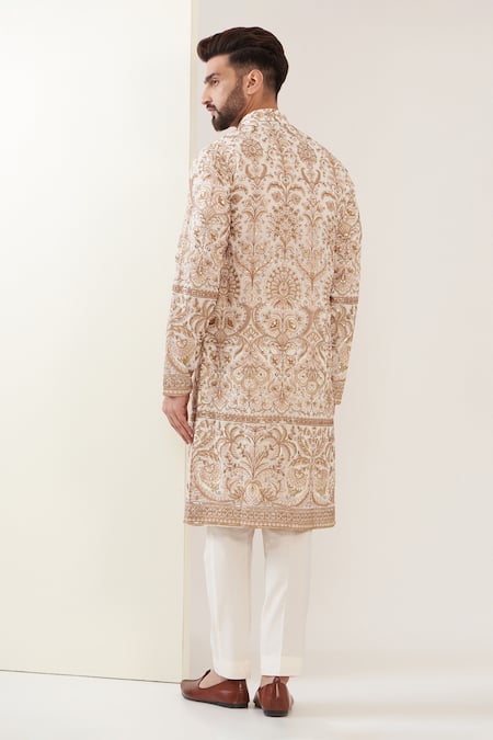 Kasbah Thread & Gota Embroidered Kurta Set 