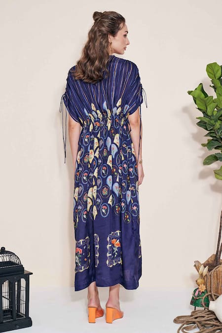 Pozruh By Aiman Moxie Printed Hemp Kaftan 