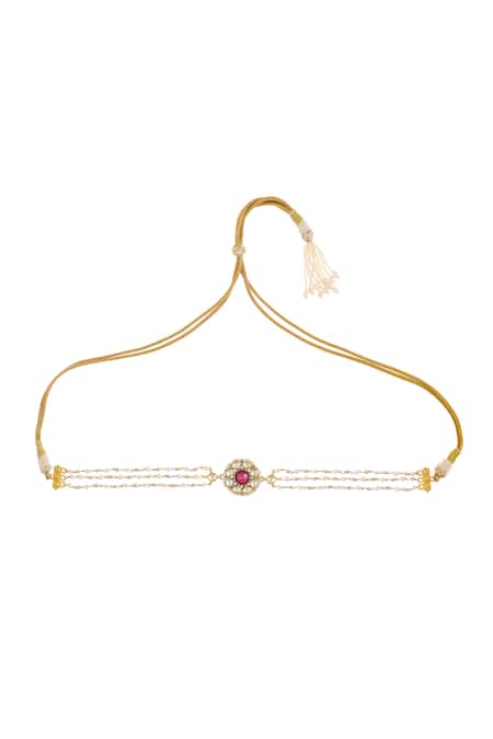 Maisara Jewelry Jadau Floral Choker Necklace 