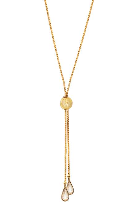 Buy Esme By Aashna Dalmia Gold Plated Swarovski Crystal Pendant Long Necklace Online at Aza Fashions Buy_Esme By Aashna Dalmia_Gold Plated Swarovski Crystal Pendant Long Necklace _Online_at_Aza_Fashions