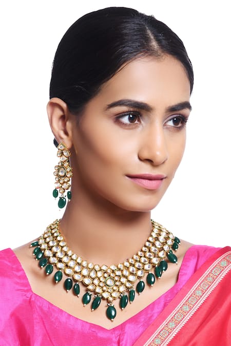 MINAKI Kundan Choker Set 