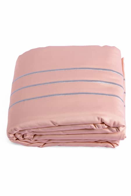 VEDA HOMES Parallel Striped Cotton Duvet Cover - Single Pc 