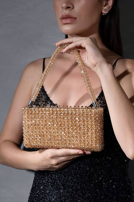 Shop_Waby Saby_Beige Embellished Sugar Mamma Crystal Bag_Online_at_Aza_Fashions