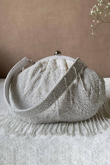 Kreivo By Vamanshi Damania Silk Embellished Potli Bag 