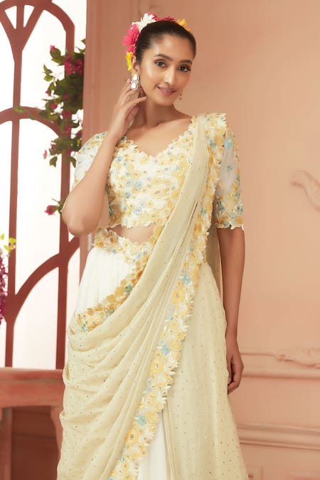 Shop Golden N Rani Pink Banarasi Silk Zari Work Umbrella Lehenga Choli  Festive Wear Online at Best Price | Cbazaar