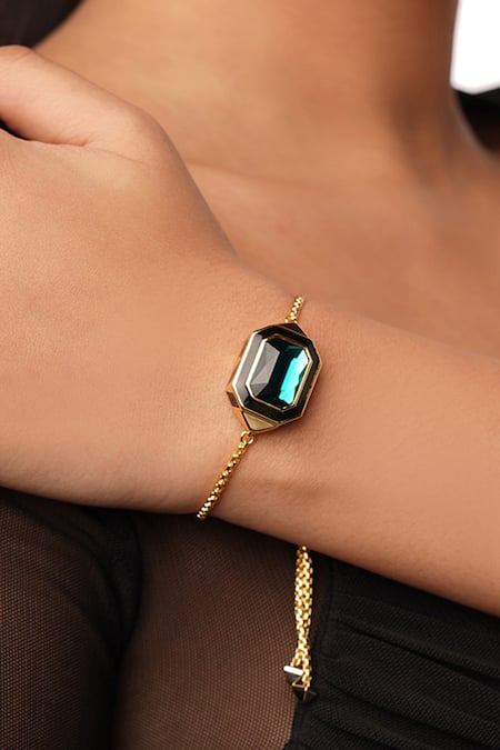 Isharya B-Dazzle Crystal Embellished Bracelet 