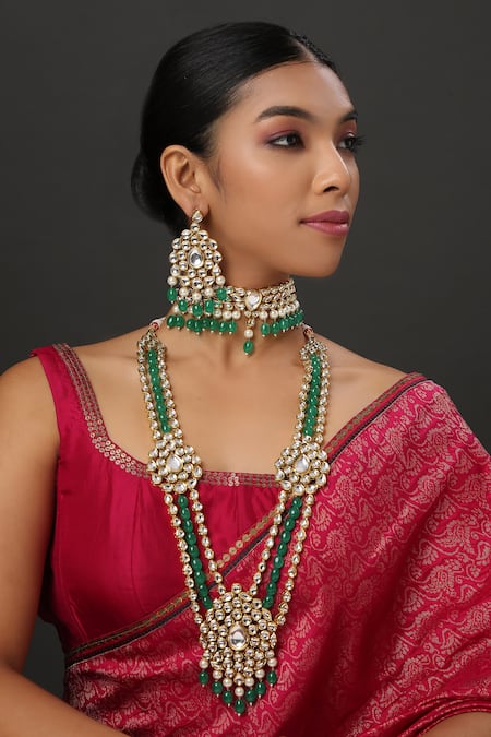MINAKI Kundan Choker & Necklace Set 