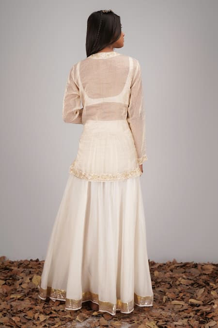 Kyra By Bhavna Embroidered Choli Lehenga Set 