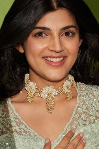House Of D"Oro Pearl Embellished Choker 