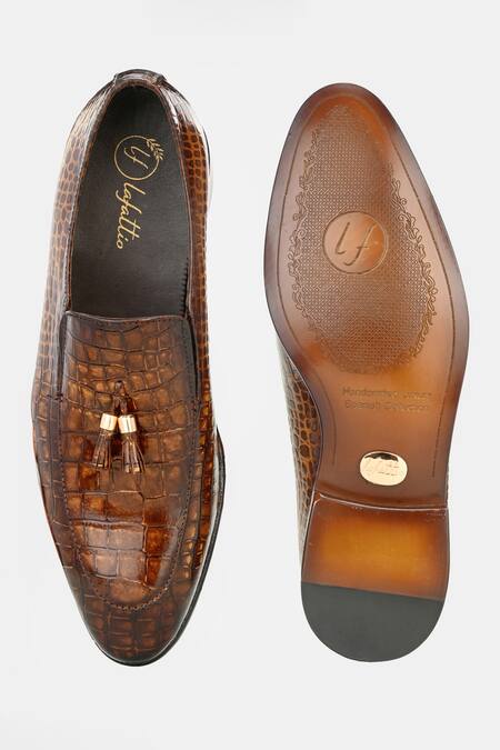 Shop_Lafattio_Brown Tassel Moccasin Shoes