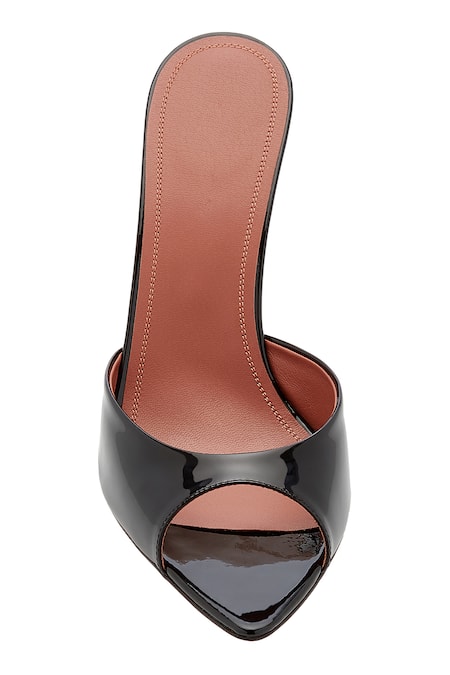 Shop Sephyr Black Embroidery Prima Pointed Toe Heels at Aza Fashions Shop_Sephyr_Black Embroidery Prima Pointed Toe Heels _at_Aza_Fashions