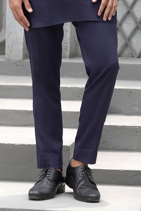 Chhavvi Aggarwal Blue Chanderi, Crepe, Cotton Embroidery Floral Print Bundi And Kurta Set Online at Aza Fashions Chhavvi Aggarwal_Blue Chanderi, Crepe, Cotton Embroidery Floral Print Bundi And Kurta Set _Online_at_Aza_Fashions