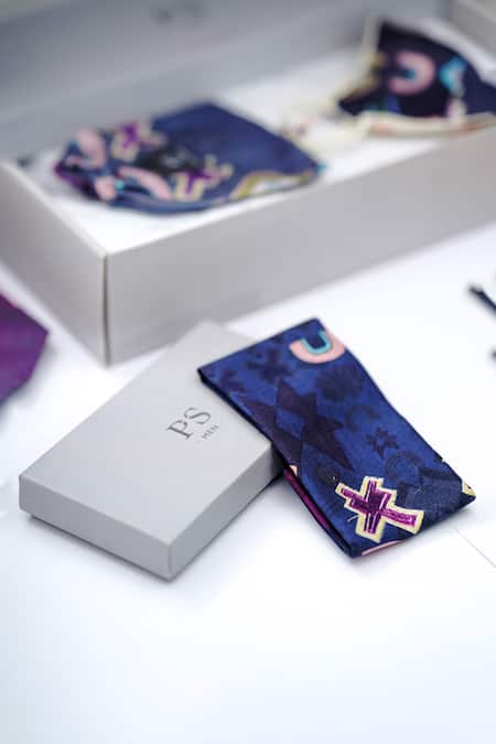 Buy_Payal Singhal Accessories_Purple Ikat Star Print Gift Hamper _Online_at_Aza_Fashions