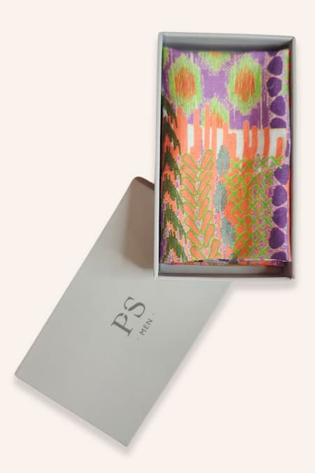 Payal Singhal Accessories_Brown African Print Gift Hamper _at_Aza_Fashions