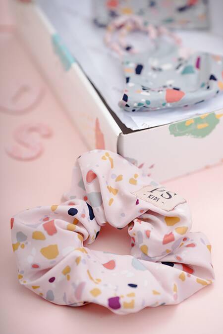 Shop_Payal Singhal Accessories_Pink Marble Print Gift Hamper Set_at_Aza_Fashions