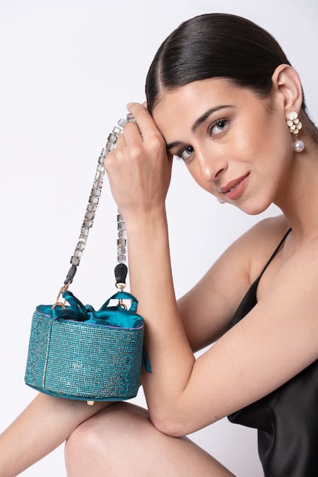 X Feet Above Cairo Cylinder Shaped Bling Bag 