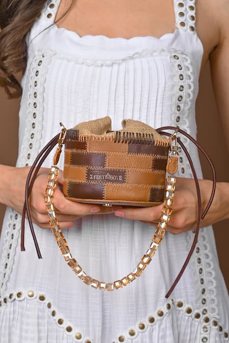 X Feet Above Cairo Upcycled Embroidered Bag 