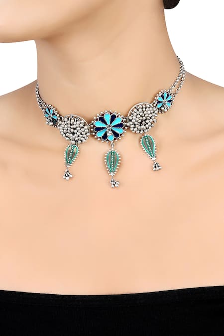 Tribe Amrapali Saloni Ghungroo Choker 