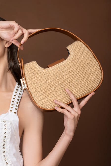 X Feet Above Lisbon Structured Organic Jute Bag 