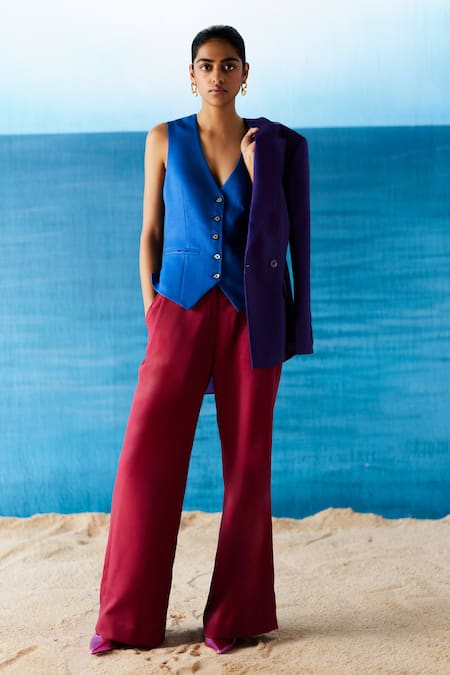 Women's Split-Sleeved Cape Blazer Suit | I AM REGAL – I AM REGAL LLC