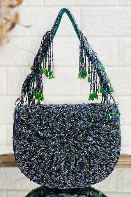 Kainiche by Mehak Bead Embellished Bag 