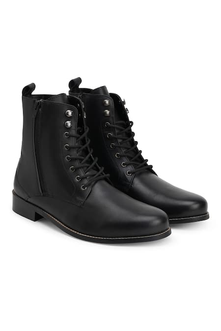 Hats Off Accessories Genuine Leather Ankle Boots 