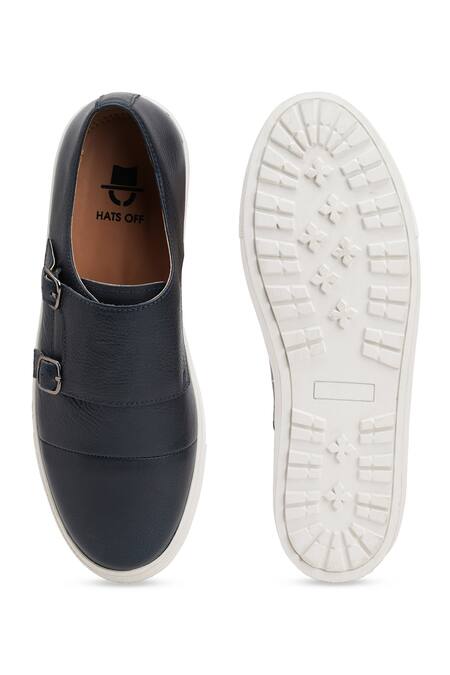 Shop Hats Off Accessories Blue Casual Slip-on Shoes at Aza Fashions Shop_Hats Off Accessories_Blue Casual Slip-on Shoes_at_Aza_Fashions