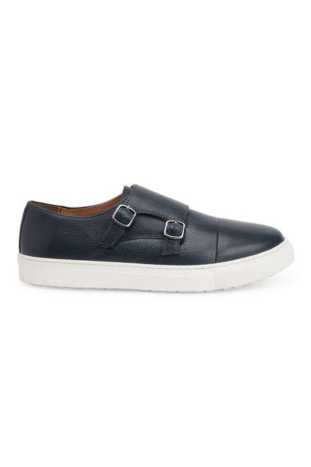 Shop Hats Off Accessories Blue Casual Slip-on Shoes Online at Aza Fashions Shop_Hats Off Accessories_Blue Casual Slip-on Shoes_Online_at_Aza_Fashions
