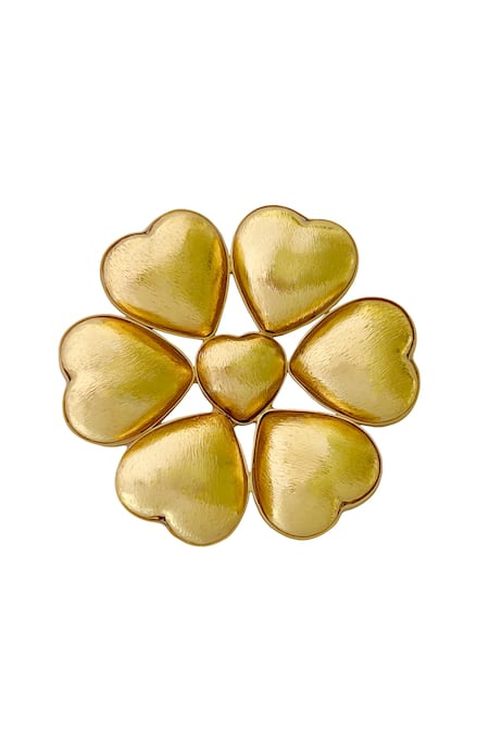 Radhika Agrawal Jewels Marigold Bead Embellished Stud Earrings 