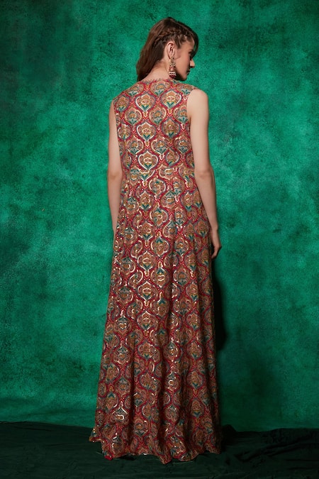 Shop Saaj By Ankita Pink Georgette Beads, Sequins Sweetheart Neck Floral Mukaish Lehenga Set at Aza Fashions Shop_Saaj By Ankita_Pink Georgette Beads, Sequins Sweetheart Neck Floral Mukaish Lehenga Set _at_Aza_Fashions