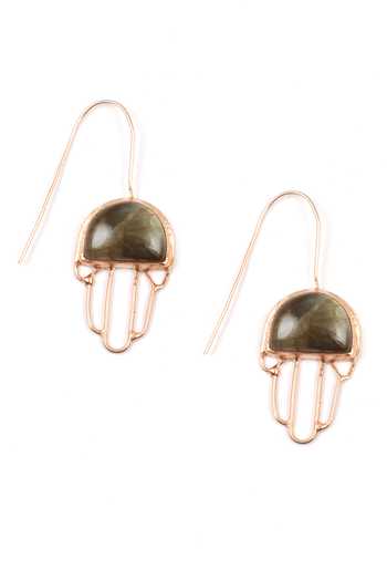 Shop Sangeeta Boochra Gold Plated Stones Encrusted Earrings at Aza Fashions Shop_Sangeeta Boochra_Gold Plated Stones Encrusted Earrings _at_Aza_Fashions