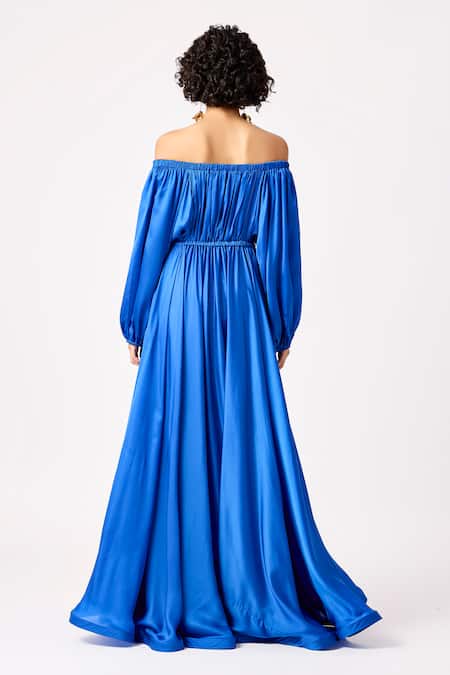 Raphael Tiered Maxi Dress - Blue - Petal & Pup USA