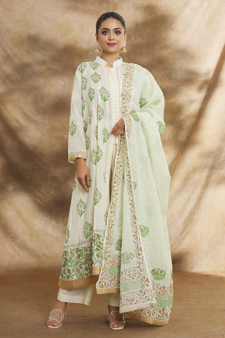 Peenacolada Straight Floral Print Kurta Set 