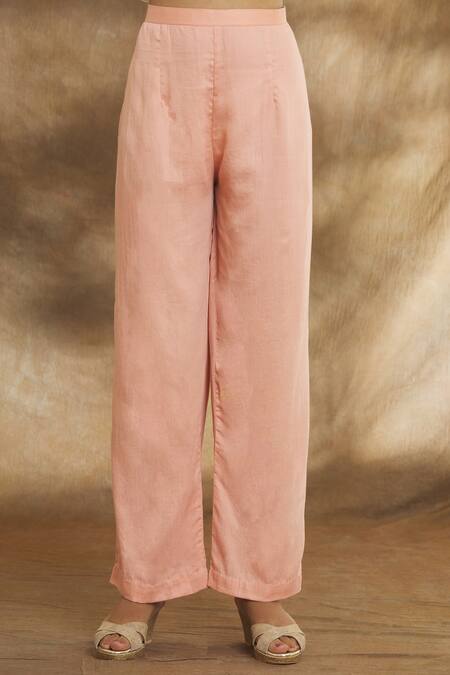 Shop Peenacolada Off White Cotton Embroidery Round Neck Zari Straight Kurta Set Online at Aza Fashions Shop_Peenacolada_Off White Cotton Embroidery Round Neck Zari Straight Kurta Set _Online_at_Aza_Fashions