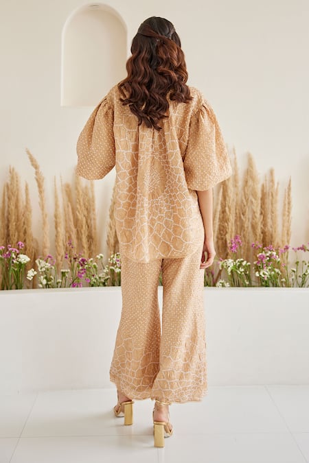 Twenty Nine Hand Tie Dye Bandhani Pattern Palazzo 