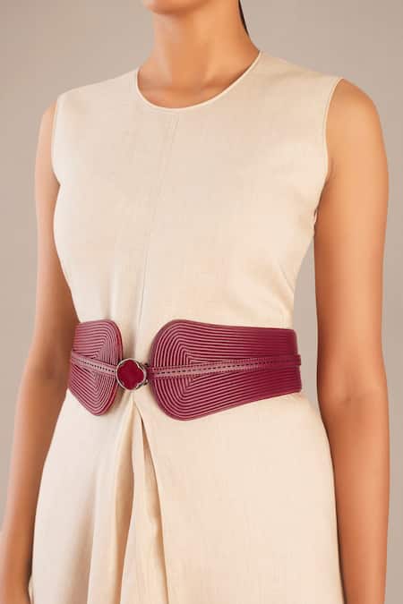 AMPM Ariana Faux Leather Corded Belt 
