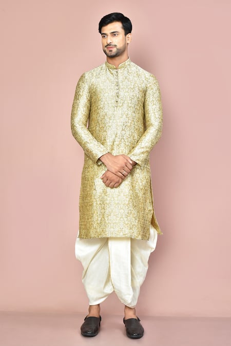 Arihant Rai Sinha Vintage Jaal Pattern Kurta Set 