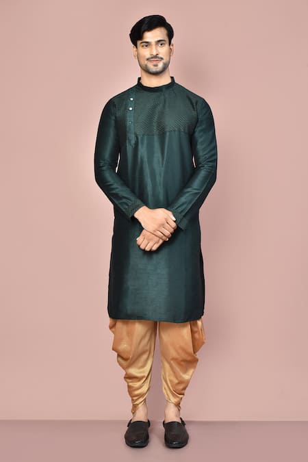 Arihant Rai Sinha Plain Kurta With Contrasting Dhoti Pant 