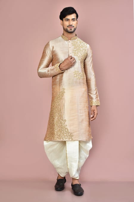 Arihant Rai Sinha Mughal Vine Embroidered Kurta With Dhoti Pant 