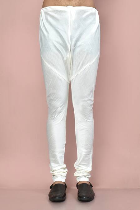 Arihant Rai Sinha_Wine Silk Embroidery Floral Motif Kurta Set_Online_at_Aza_Fashions