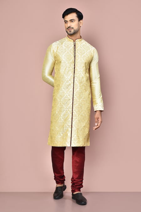 Arihant Rai Sinha Floral Embroidered Kurta Set 