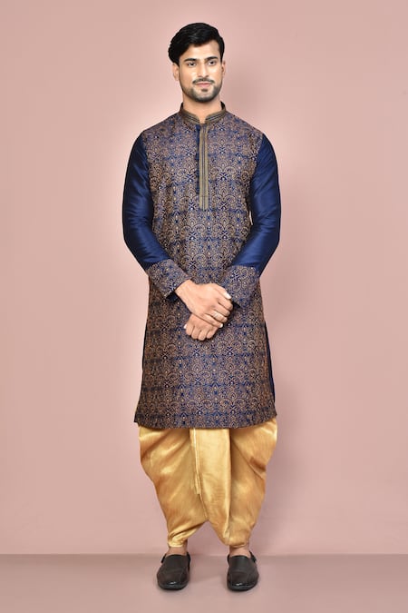 Arihant Rai Sinha Mughal Embroidered Kurta With Dhoti Pant 