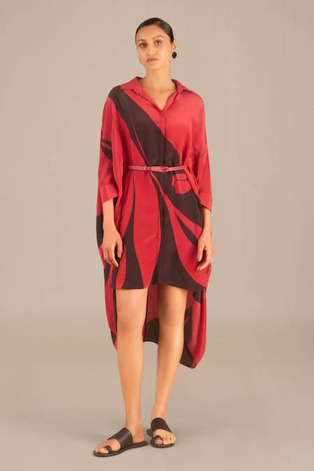 AMPM Humayra High Low Shirt Dress 