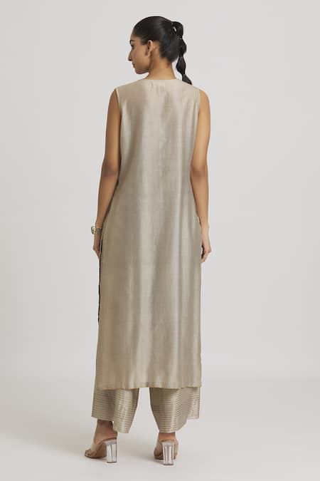 Urvashi Kaur Handblock Printed Straight Tunic 