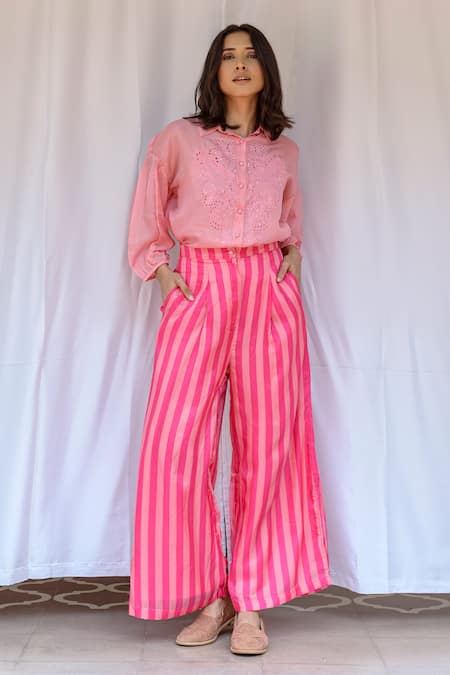 Ayaka Striped Flared Trouser 