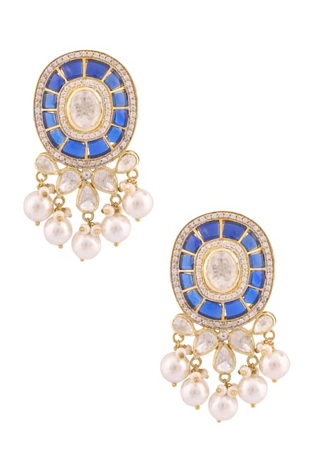 Ivorine Stone Embellished Drops 